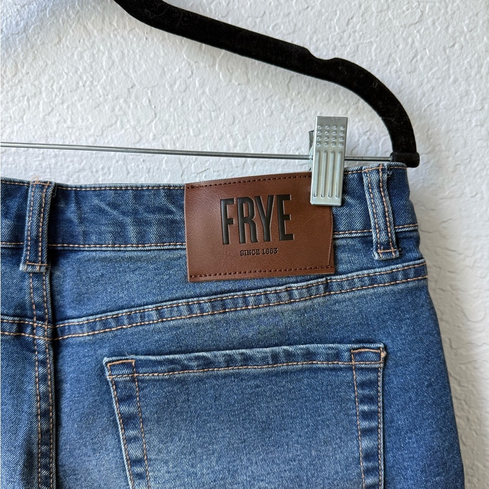 **FINAL PRICE** NWT 🏷️ FRYE HIGH-RISE CROPPED DENIM JEANS SIZE 8 - Picture 3 of 4